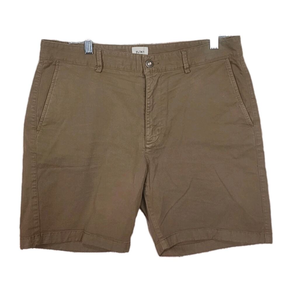 Flint and Tinder Shorts Mens 33 Khaki 9" Inseam Cotton